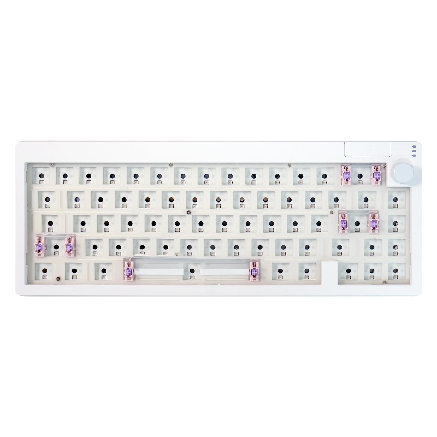 RECCAZR R66 RGB Sound Control Mechanical keyboard kit, RGB, Gasket, Hot-swap, Tri-mode Gaming Keyboard Kit