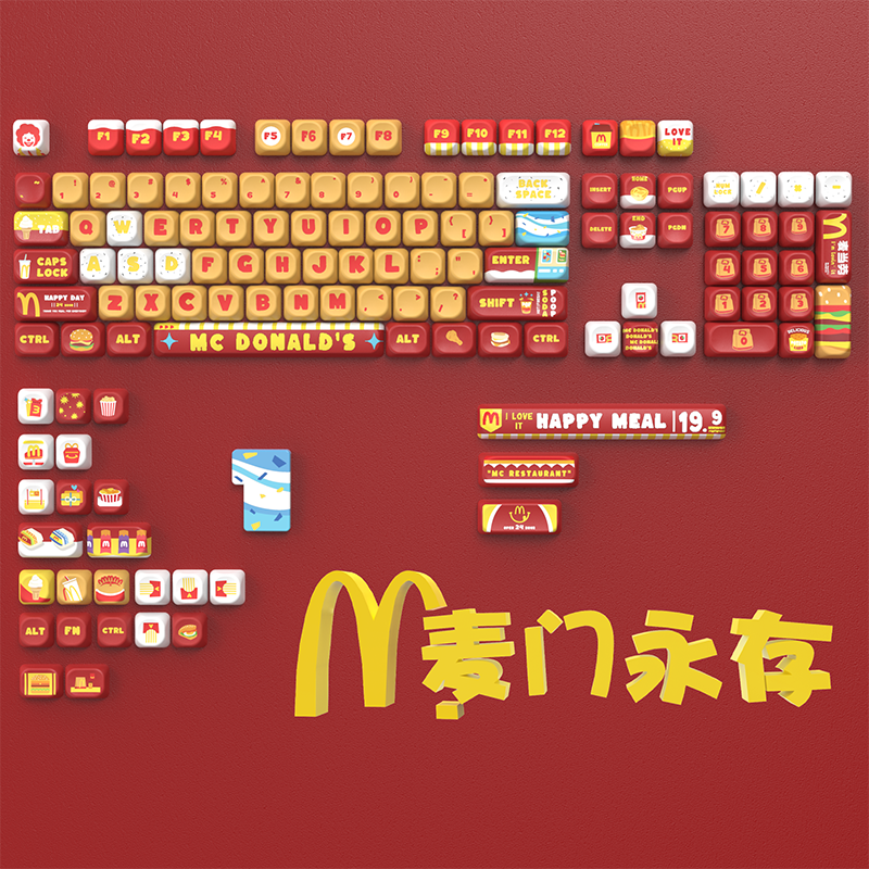 RECCAZR PBT Keycaps Set, MOA Profile, 141 Keys Dye Sublimation Keycaps for Mechanical Gaming Keyboard, Compatible with ANSI/ISO Layout, Cherry MX Switch