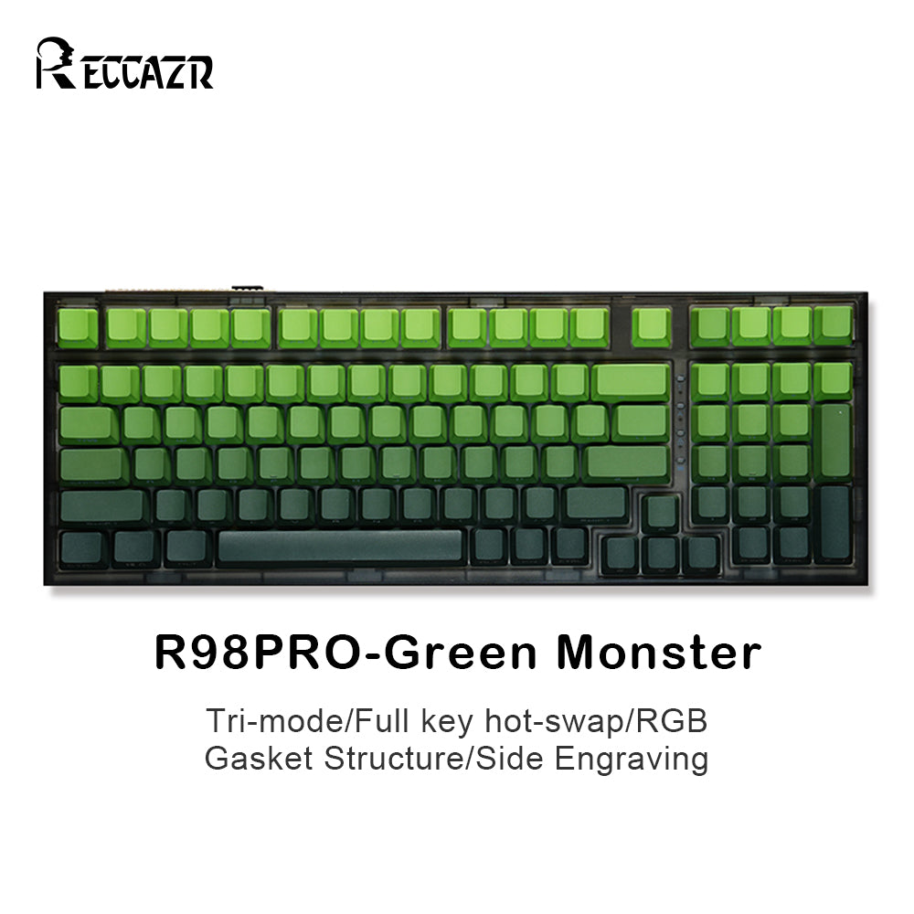 RECCAZR R99-PRO 99 Keys Wireless Mechanical Keyboard, Hot-swappable, RGB, Tri-mode