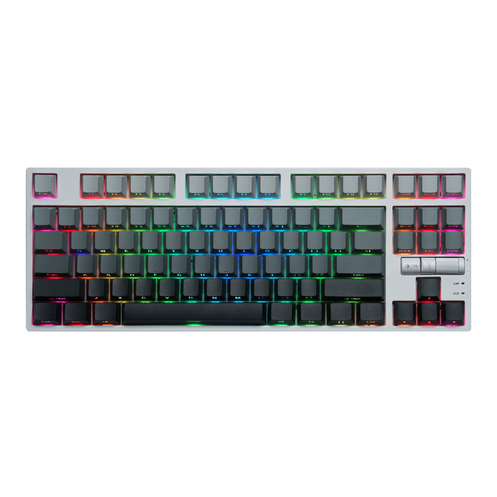RECCAZR TK18 Custom Mechanical keyboard Tri-mode Wireless Gaming Keyboard, Gasket, RGB, Hot-swappable, Multimedia Roll