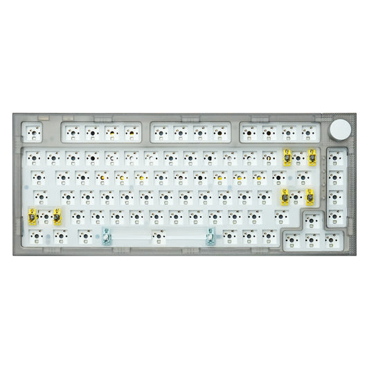RECCAZR KW75-PRO Mechanical keyboard kit, RGB, Gasket, Hot-swap, Tri-mode Gaming Keyboard Kit