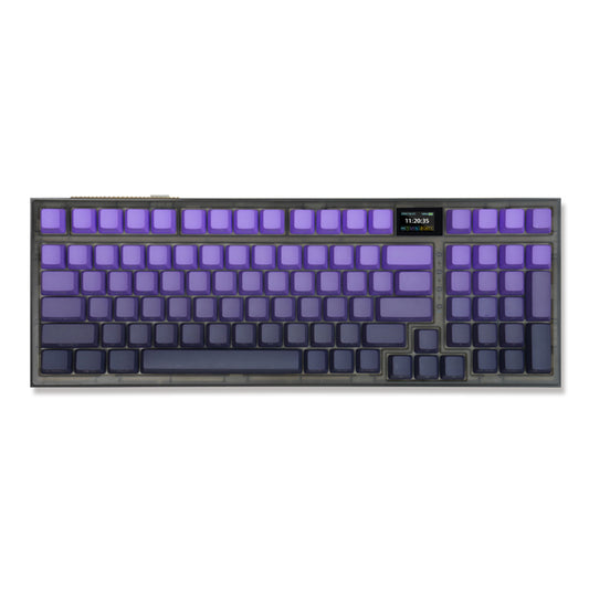 RECCAZR R98-Pro Wireless Tri-mode Mechanical Keyboard, RGB, Hot-swappable, Multimedia screen