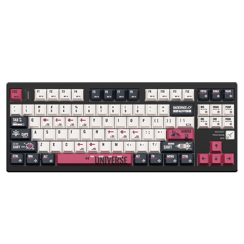 RECCAZR Rocket 80 Gasket Aluminum Custom Wireless Mechanical Keyboard Sound Control Tri-mode Wireless gaming keyboard