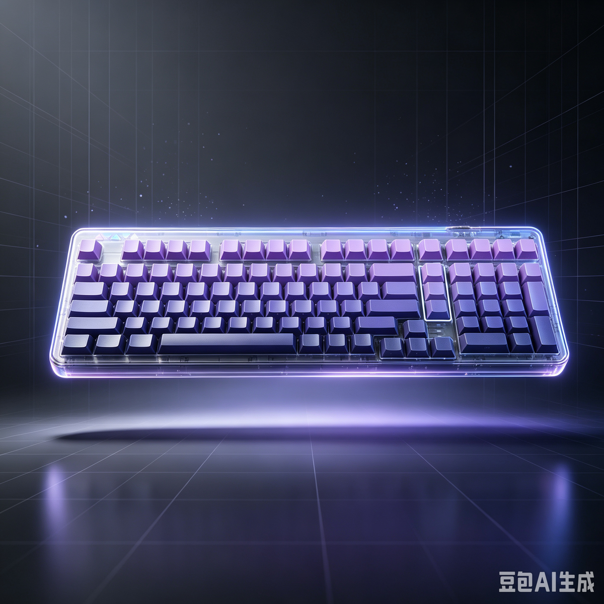 RECCAZR R102 Mechanical Keyboard,Tri-mode Wireless gaming keyboard, Hot-swap, RGB, PBT Keycaps(Gradient Series）