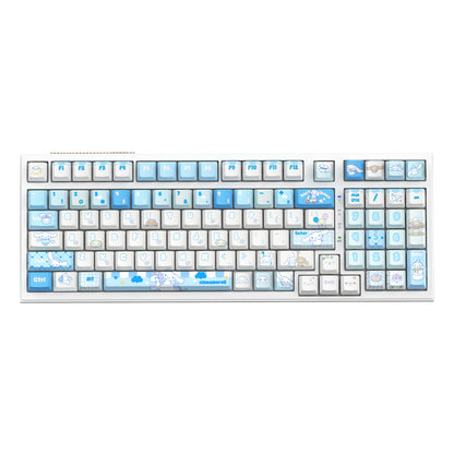 RECCAZR R99-PRO Custom Wireless Mechanical Keyboard RGB Backlit Tri-mode Bluetooth/Type-c Wired/Wireless Gaming Keyboard Hotswappable Silent Office Keyboard for PC Laptop Computer