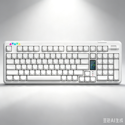 RECCAZR R102 Mechanical Keyboard,Tri-mode Wireless gaming keyboard, Hot-swap, RGB, PBT Keycaps（Pearlescent Series）