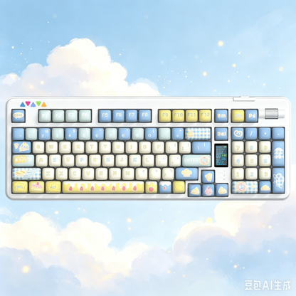 RECCAZR R102 Mechanical Keyboard,Tri-mode Wireless gaming keyboard, Hot-swap, RGB, PBT Keycaps