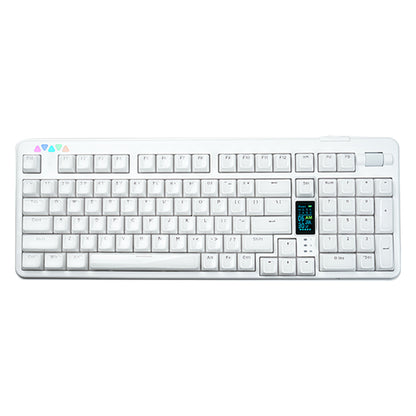 RECCAZR R102 Mechanical Keyboard,Tri-mode Wireless gaming keyboard, Hot-swap, RGB, PBT Keycaps