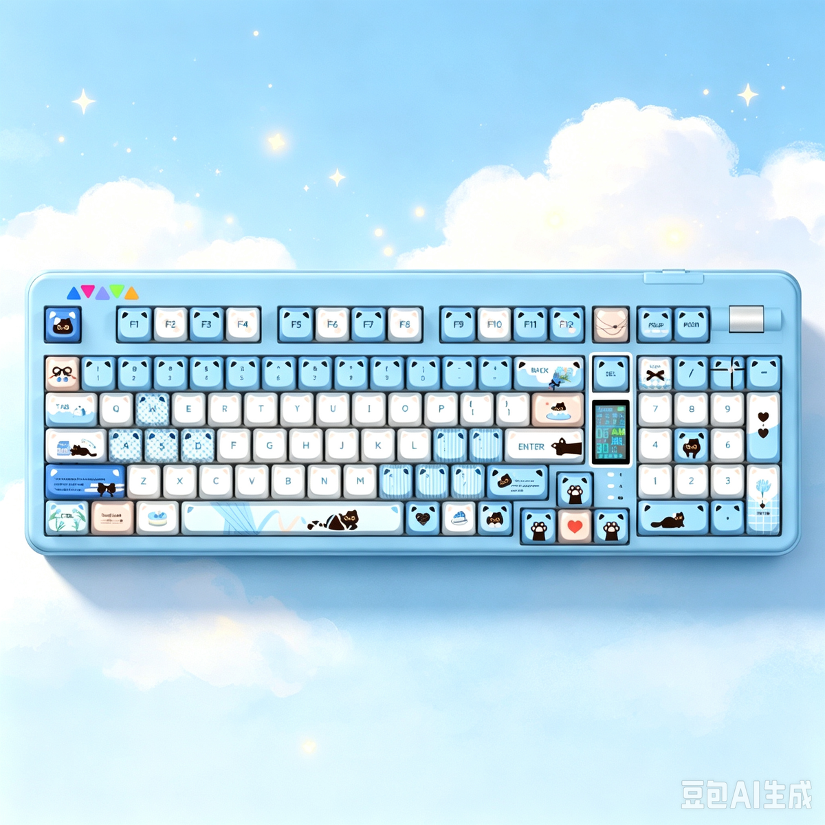RECCAZR R102 Mechanical Keyboard,Tri-mode Wireless gaming keyboard, Hot-swap, RGB, PBT Keycaps