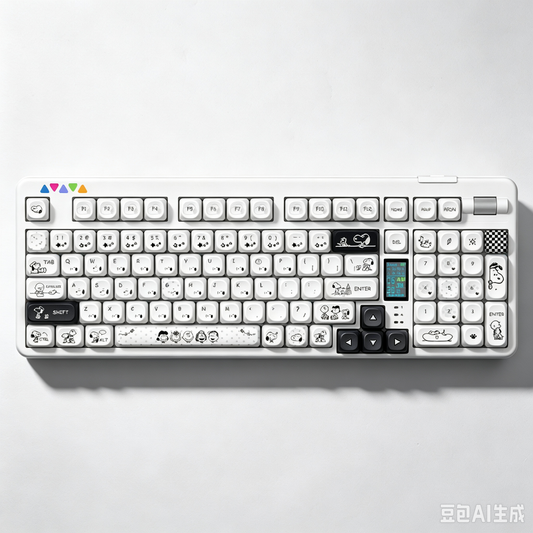 RECCAZR R102 Mechanical Keyboard,Tri-mode Wireless gaming keyboard, Hot-swap, RGB, PBT Keycaps