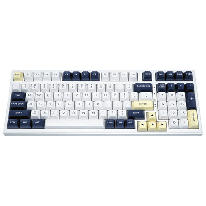 RECCAZR R99-PRO Custom Wireless Mechanical Keyboard RGB Backlit Tri-mode Bluetooth/Type-c Wired/Wireless Gaming Keyboard Hotswappable Silent Office Keyboard for PC Laptop Computer