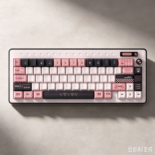 RECCAZR Paper Plane 66 Gasket Aluminum Custom Mechanical Keyboard Sound Control Tri-mode Wireless gaming keyboard