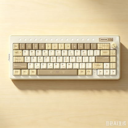RECCAZR Paper Plane 66 Gasket Aluminum Custom Mechanical Keyboard Sound Control Tri-mode Wireless gaming keyboard