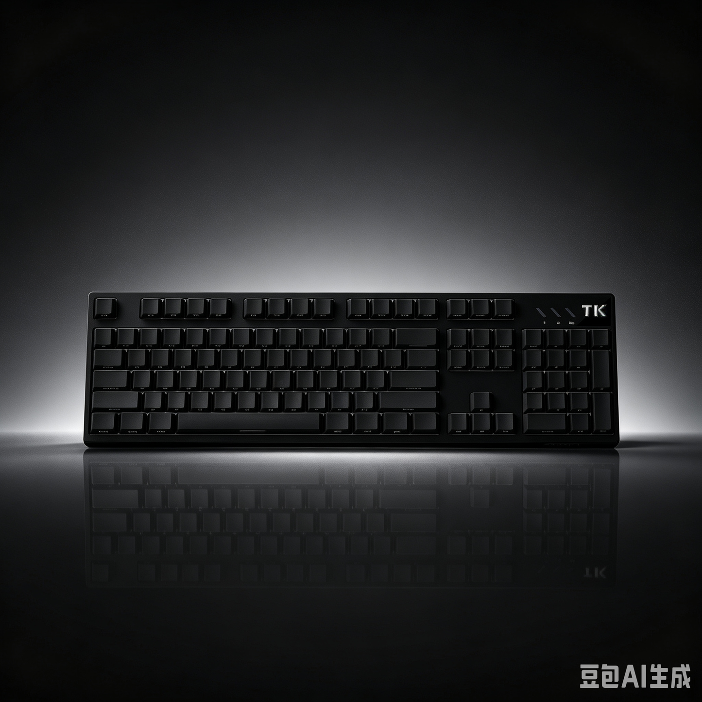 RECCAZR TK104 Custom Mechanical Keyboard Tri-mode Wireless Gaming Keyboard, Gasket, RGB, Hot-swappable, Multimedia Roll