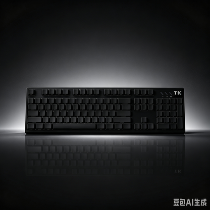 RECCAZR TK104 Custom Mechanical Keyboard Tri-mode Wireless Gaming Keyboard, Gasket, RGB, Hot-swappable, Multimedia Roll