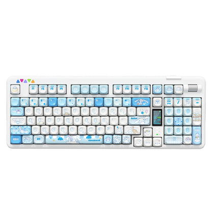 RECCAZR R102 Mechanical Keyboard,Tri-mode Wireless gaming keyboard, Hot-swap, RGB, PBT Keycaps