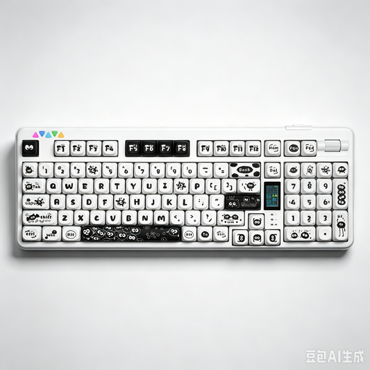 RECCAZR R102 Mechanical Keyboard,Tri-mode Wireless gaming keyboard, Hot-swap, RGB, PBT Keycaps