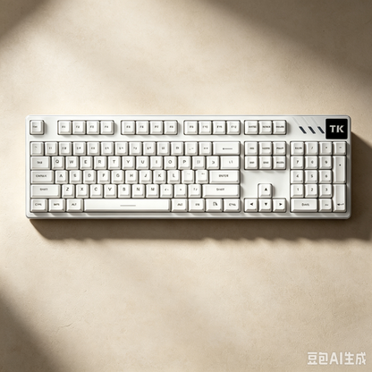 RECCAZR TK104 Custom Mechanical Keyboard Tri-mode Wireless Gaming Keyboard, Gasket, RGB, Hot-swappable, Multimedia Roll