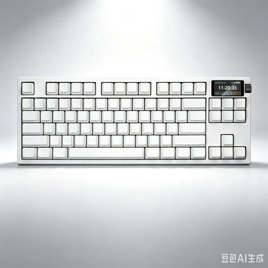 RECCAZR S87-PRO Custom Mechanical Keyboard, Tri-mode Wireless Gaming Keyboard with Screen