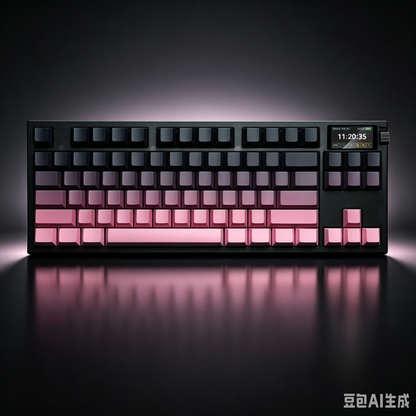 RECCAZR S87-PRO Custom Mechanical Keyboard, Tri-mode Wireless Gaming Keyboard with Screen