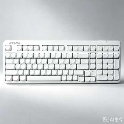 RECCAZR R102 Mechanical Keyboard,Tri-mode Wireless gaming keyboard, Hot-swap, RGB, PBT Keycaps（White Series）