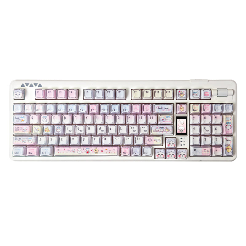 RECCAZR R102 Mechanical Keyboard,Tri-mode Wireless gaming keyboard, Hot-swap, RGB, PBT Keycaps