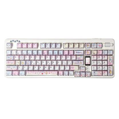 RECCAZR R102 Mechanical Keyboard,Tri-mode Wireless gaming keyboard, Hot-swap, RGB, PBT Keycaps