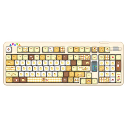 RECCAZR R102 Mechanical Keyboard,Tri-mode Wireless gaming keyboard, Hot-swap, RGB, PBT Keycaps