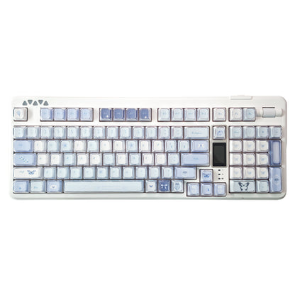 RECCAZR R102 Mechanical Keyboard,Tri-mode Wireless gaming keyboard, Hot-swap, RGB, PBT Keycaps