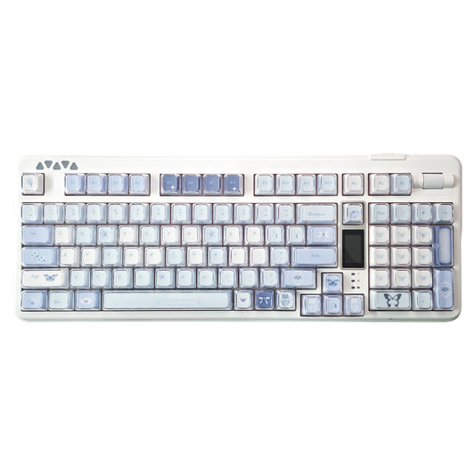 RECCAZR R102 Mechanical Keyboard,Tri-mode Wireless gaming keyboard, Hot-swap, RGB, PBT Keycaps