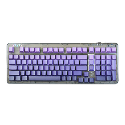 RECCAZR R102 Mechanical Keyboard,Tri-mode Wireless gaming keyboard, Hot-swap, RGB, PBT Keycaps(Gradient Series）