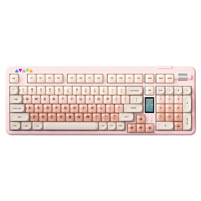 RECCAZR R102 Mechanical Keyboard,Tri-mode Wireless gaming keyboard, Hot-swap, RGB, PBT Keycaps