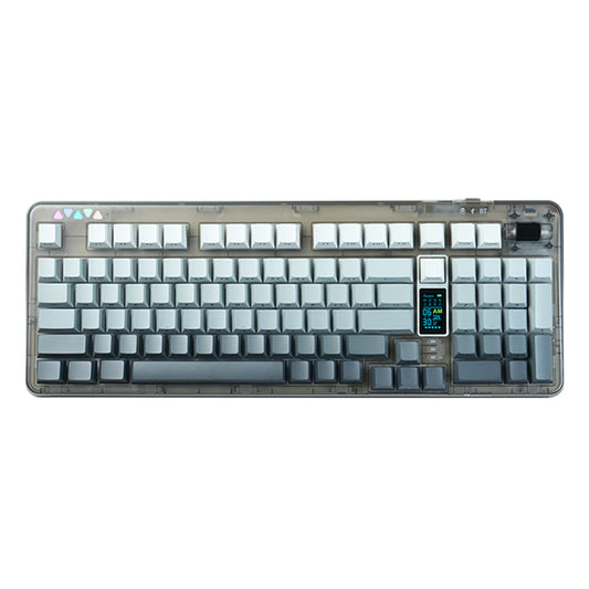 RECCAZR R102 Mechanical Keyboard,Tri-mode Wireless gaming keyboard, Hot-swap, RGB, PBT Keycaps(Gradient Series）