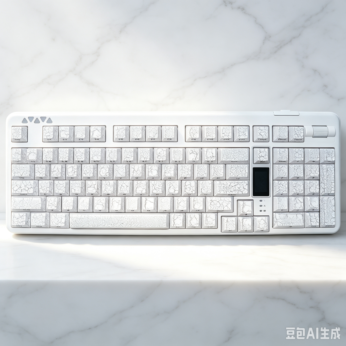 RECCAZR R102 Mechanical Keyboard,Tri-mode Wireless gaming keyboard, Hot-swap, RGB, PBT Keycaps（White Series）