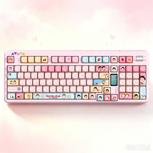 RECCAZR R102 Mechanical Keyboard,Tri-mode Wireless gaming keyboard, Hot-swap, RGB, PBT Keycaps（Pearlescent Series）