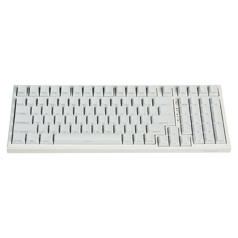 RECCAZR R99-PRO Custom Wireless Mechanical Keyboard RGB Backlit Tri-mode Bluetooth/Type-c Wired/Wireless Gaming Keyboard Hotswappable Silent Office Keyboard for PC Laptop Computer