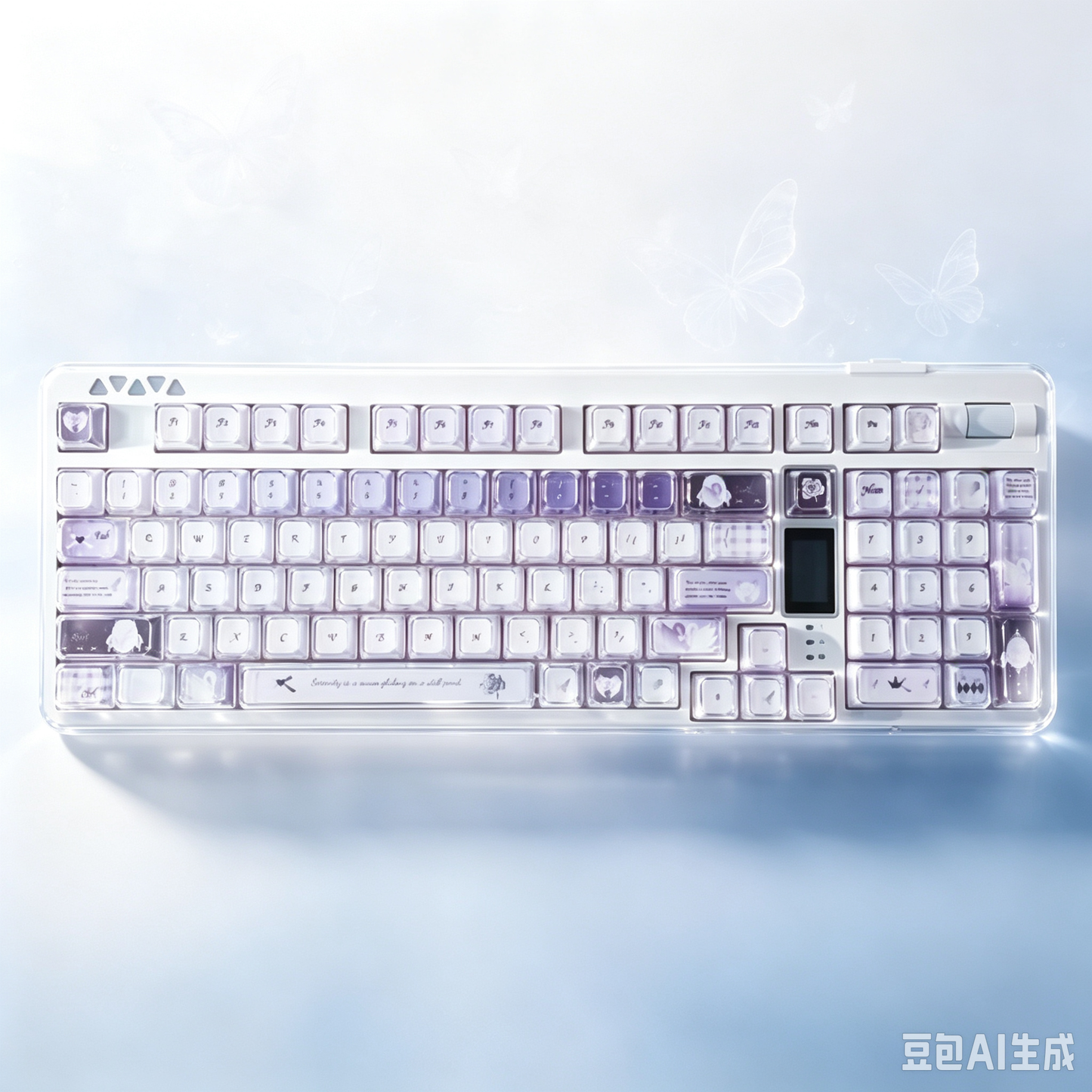 RECCAZR R102 Mechanical Keyboard,Tri-mode Wireless gaming keyboard, Hot-swap, RGB, PBT Keycaps